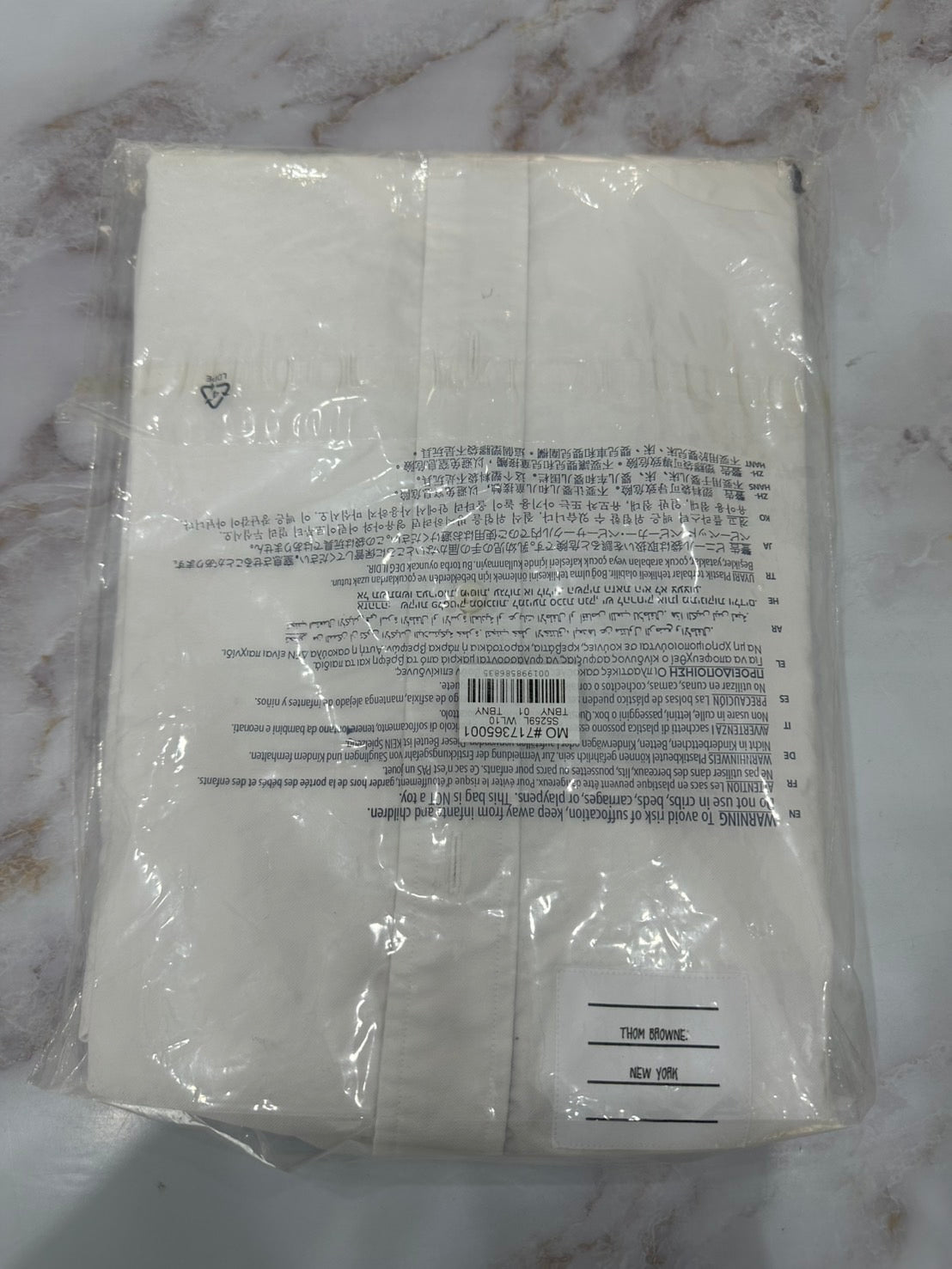 THOM BROWNE CLASSIC L/S BD PC SHIRT