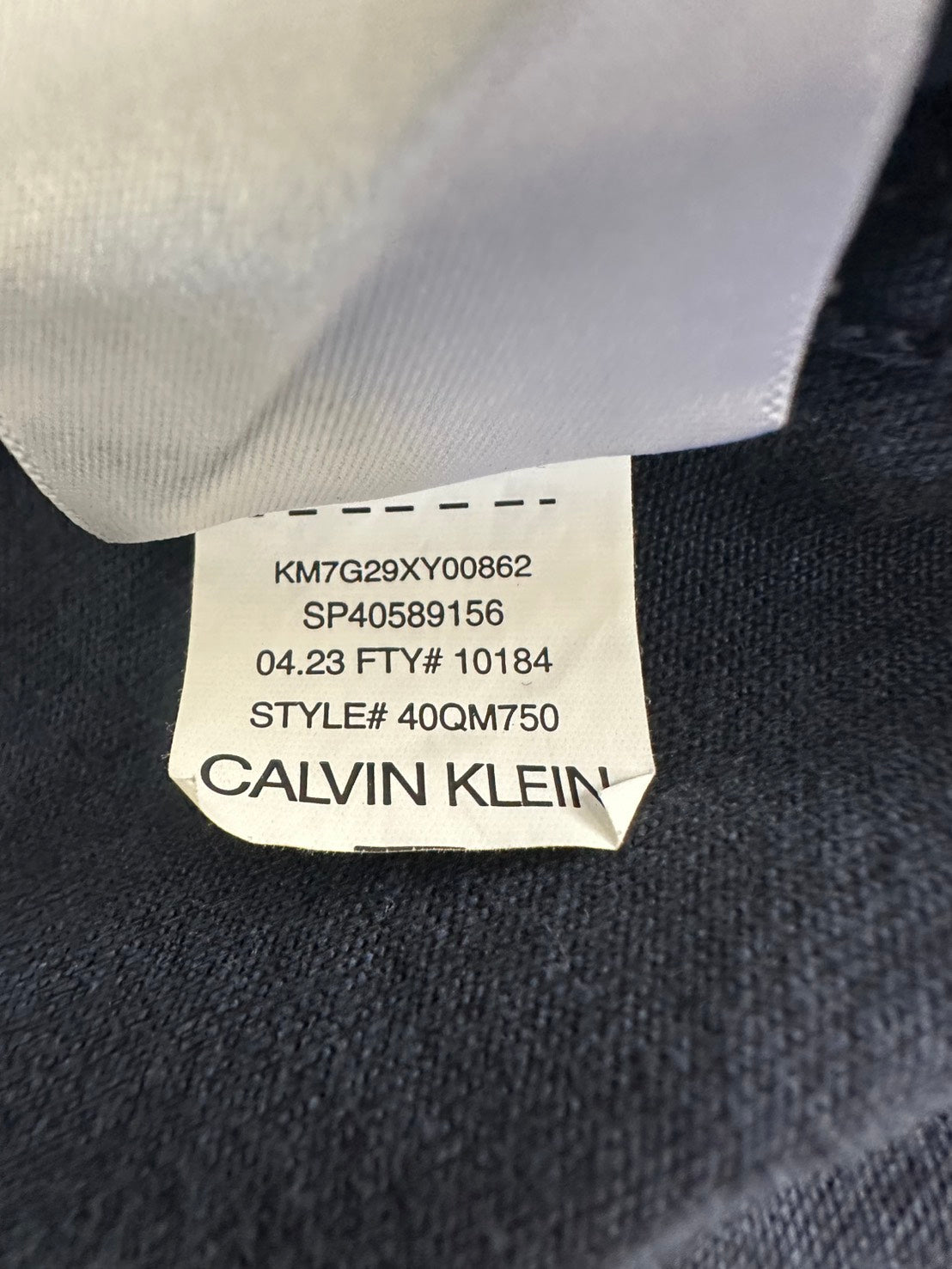 Calvin Klein オーバーダイ長袖シャツ