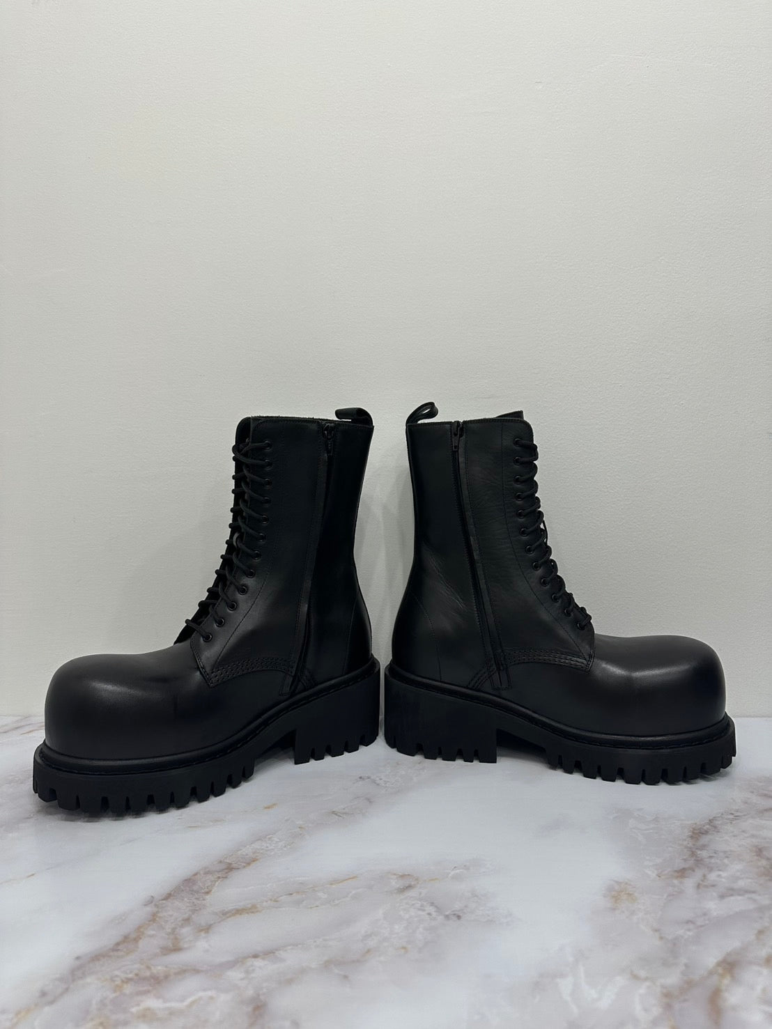BALENCIAGA STOMPER BOOTIE SOFT LEATHER