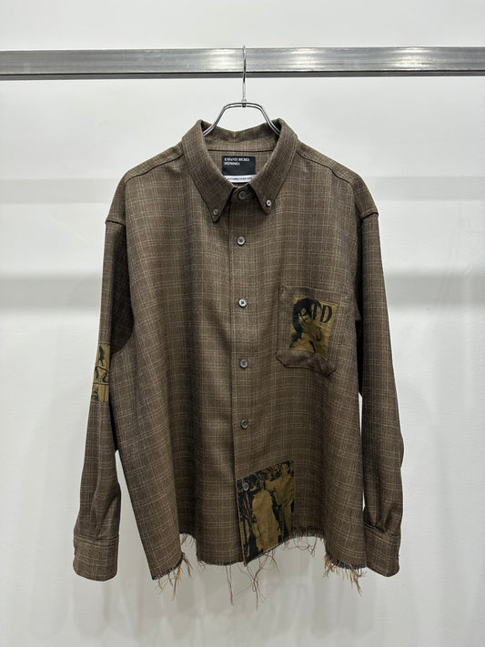 E.R.D 25AW ASSEMBLAGE FLANNEL/BROWN