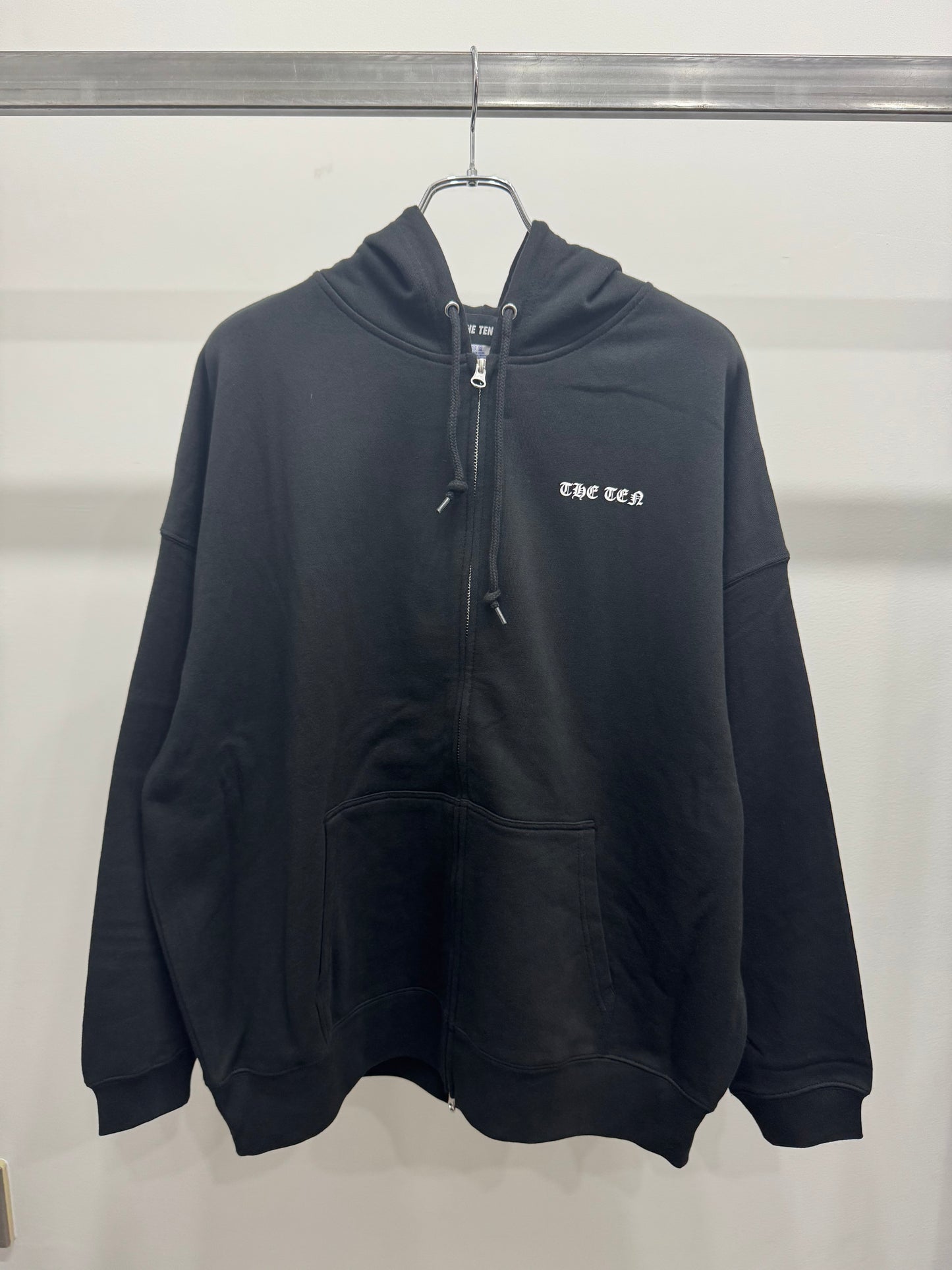 1st Anniversary THE TEN Gothic Logo Zip Hoodie