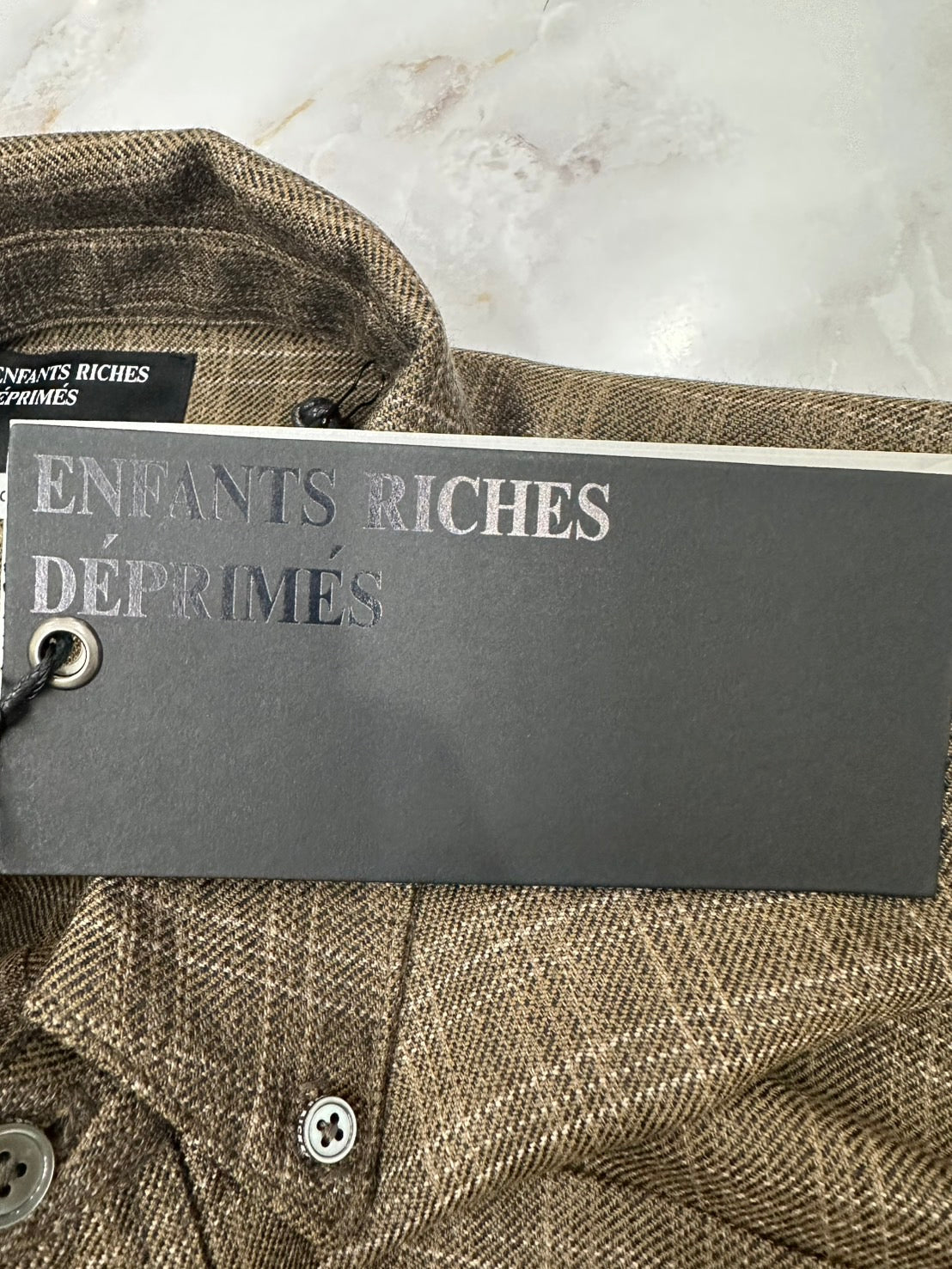 E.R.D 25AW ASSEMBLAGE FLANNEL/BROWN