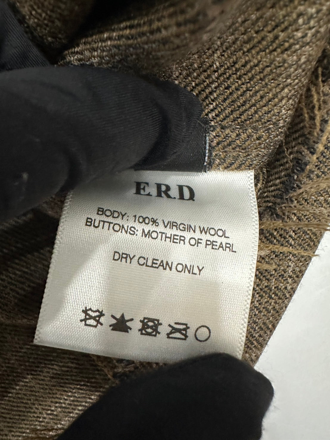 E.R.D 25AW ASSEMBLAGE FLANNEL/BROWN