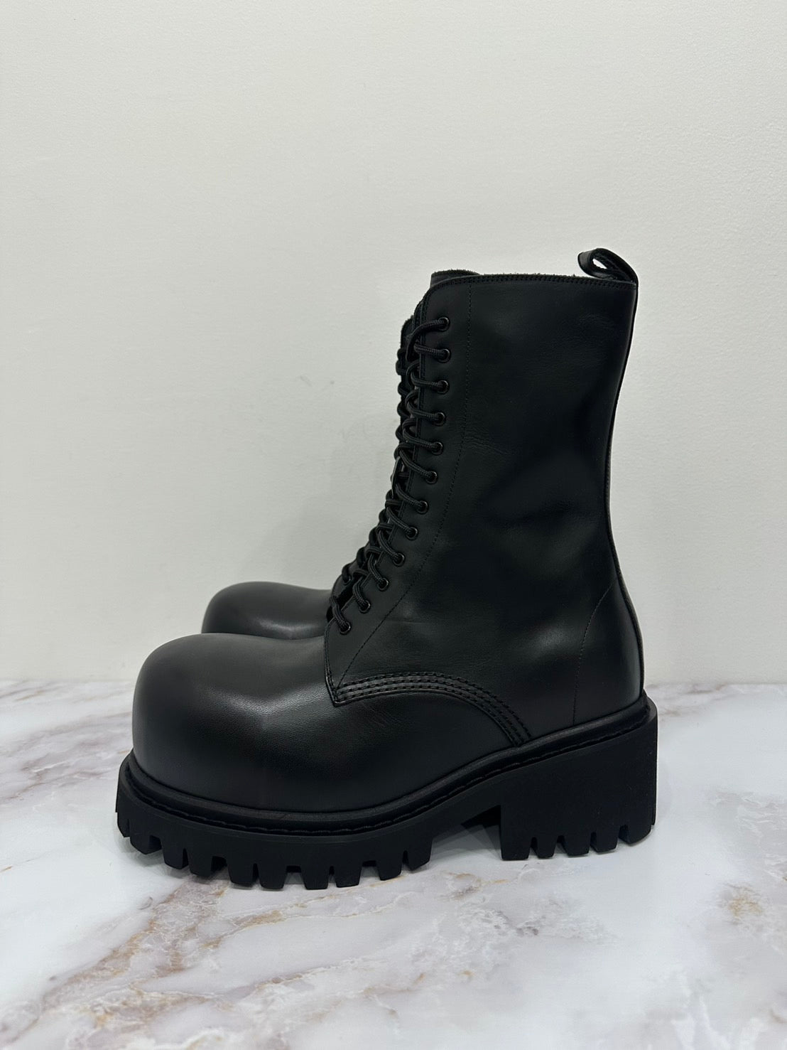 BALENCIAGA STOMPER BOOTIE SOFT LEATHER