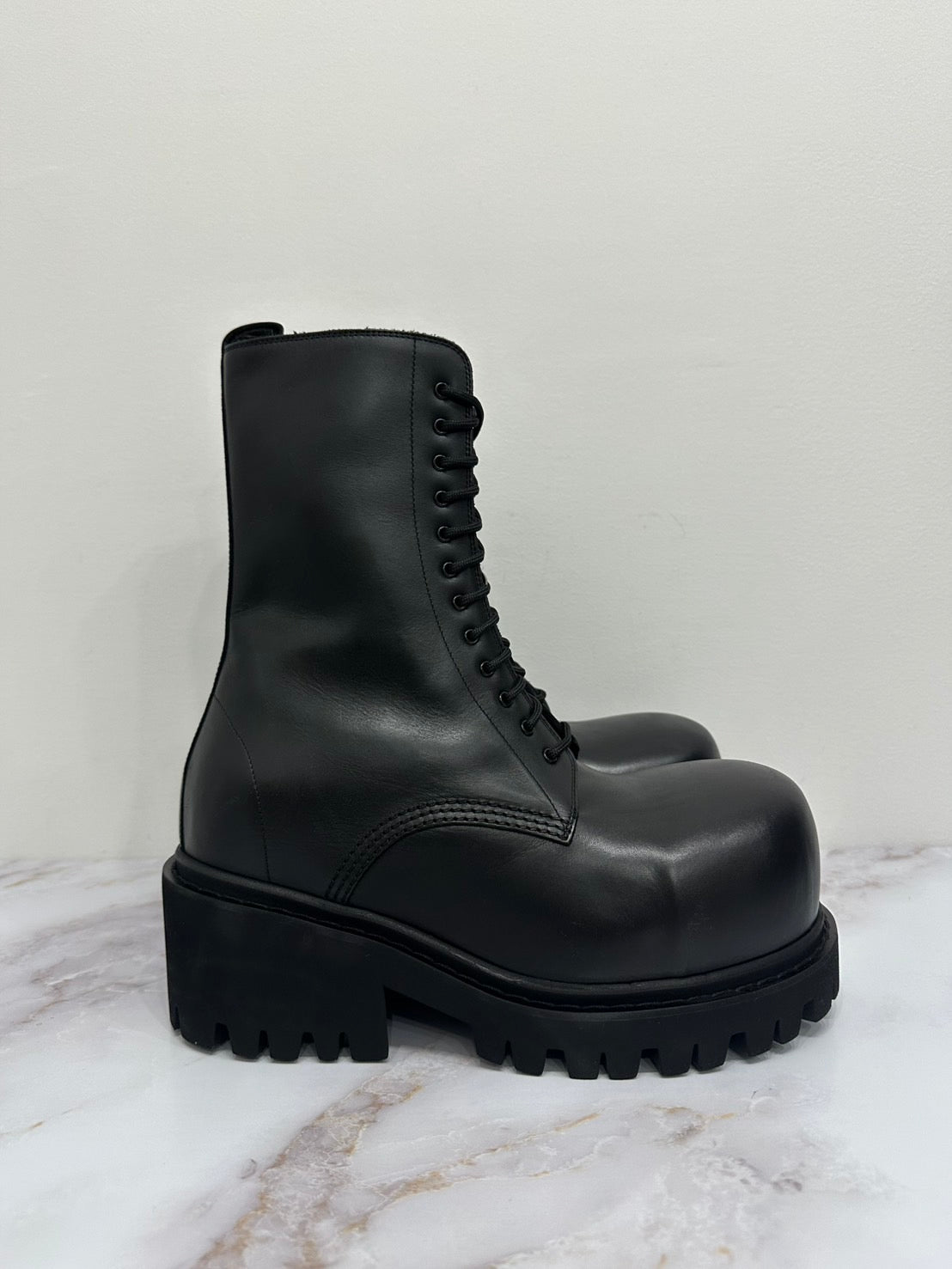 BALENCIAGA STOMPER BOOTIE SOFT LEATHER
