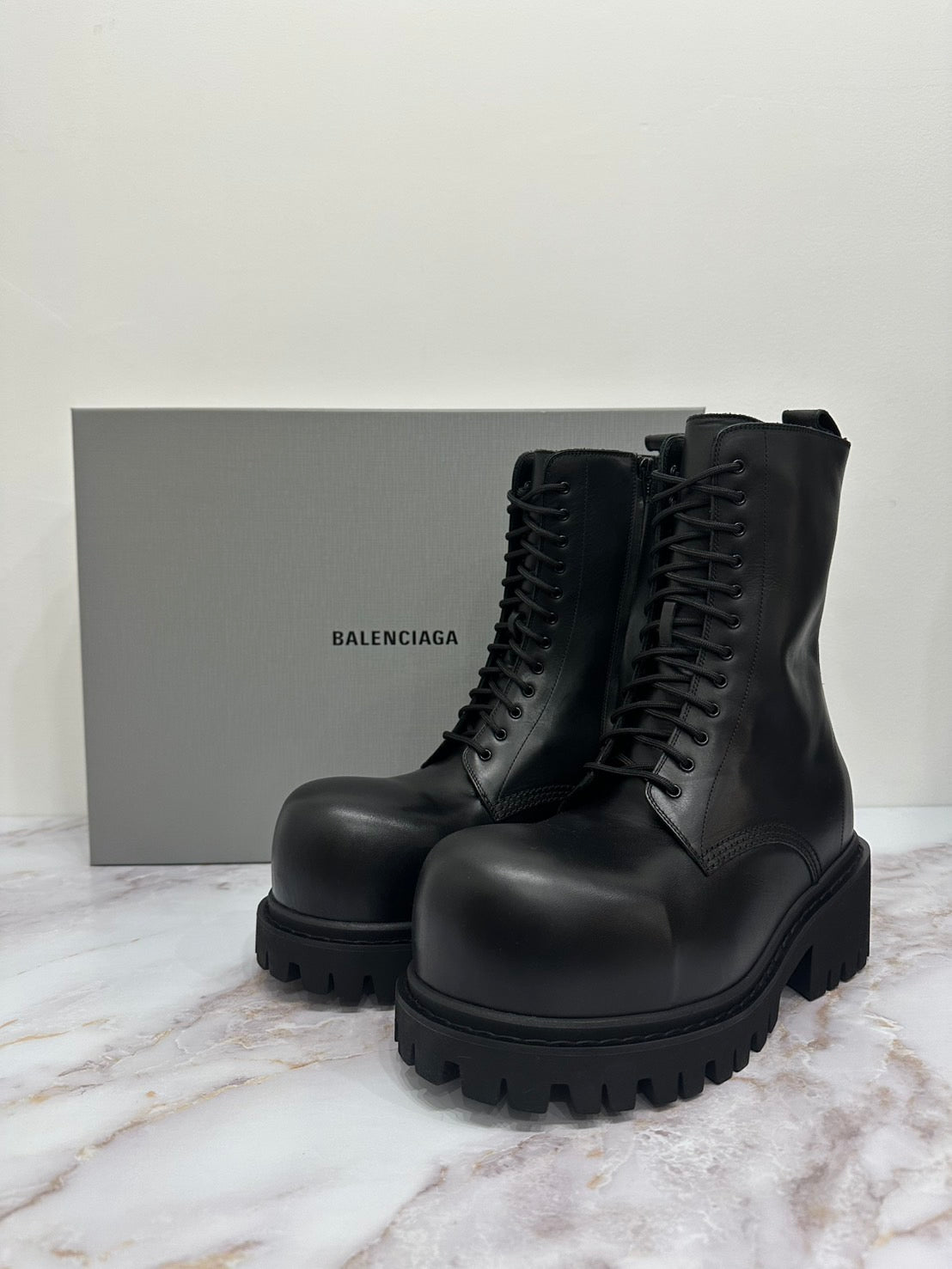 BALENCIAGA STOMPER BOOTIE SOFT LEATHER