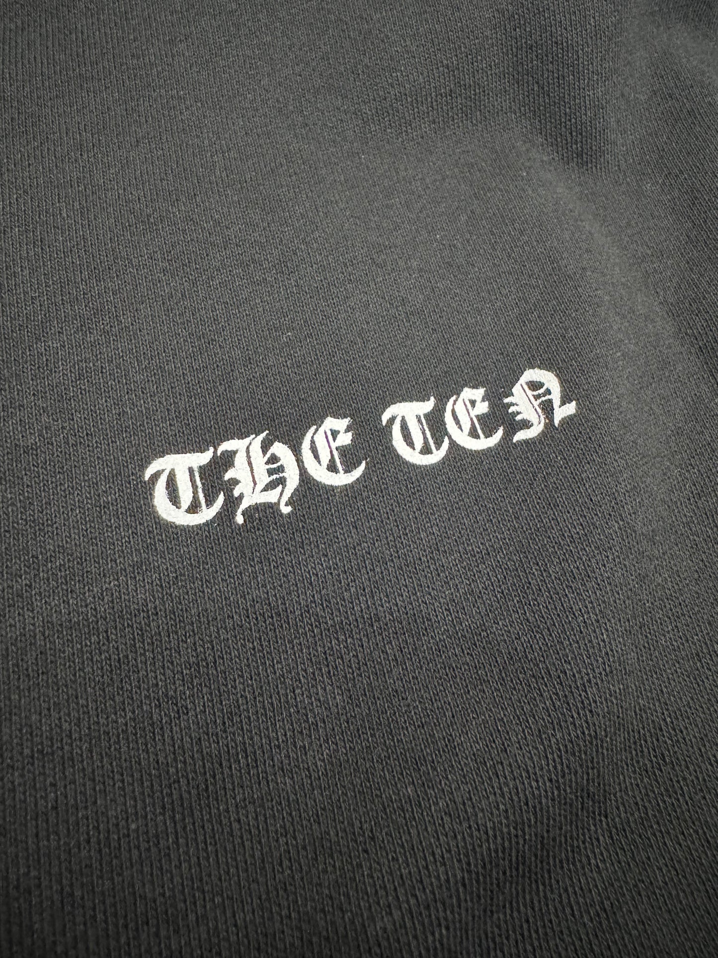 1st Anniversary THE TEN Gothic Logo Zip Hoodie