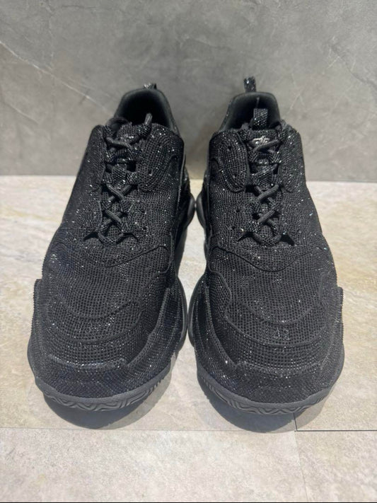 BALENCIAGA TRIPLE S トリプルエス ラインストーン スニーカー