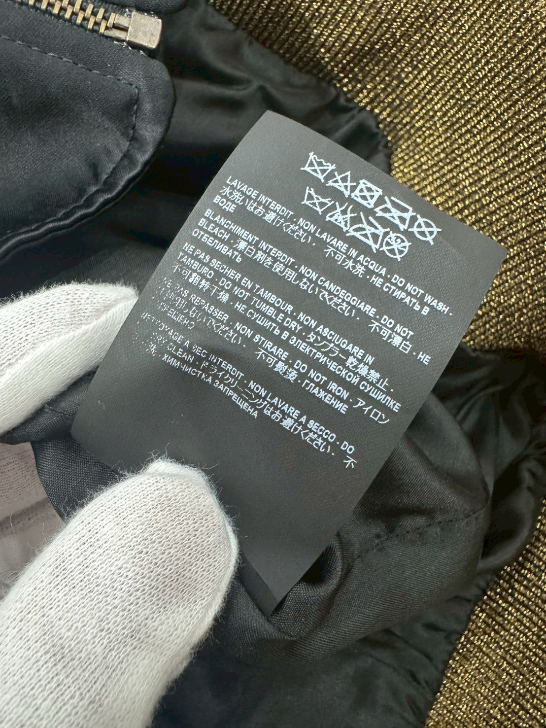 SAINT LAURENT 16SS BABYスパンコールテディブルゾン