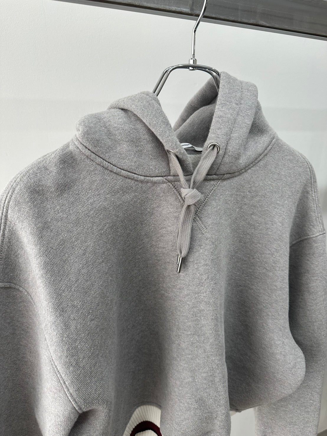T by ALEXANDER WANG ショート丈プルオーバーパーカー