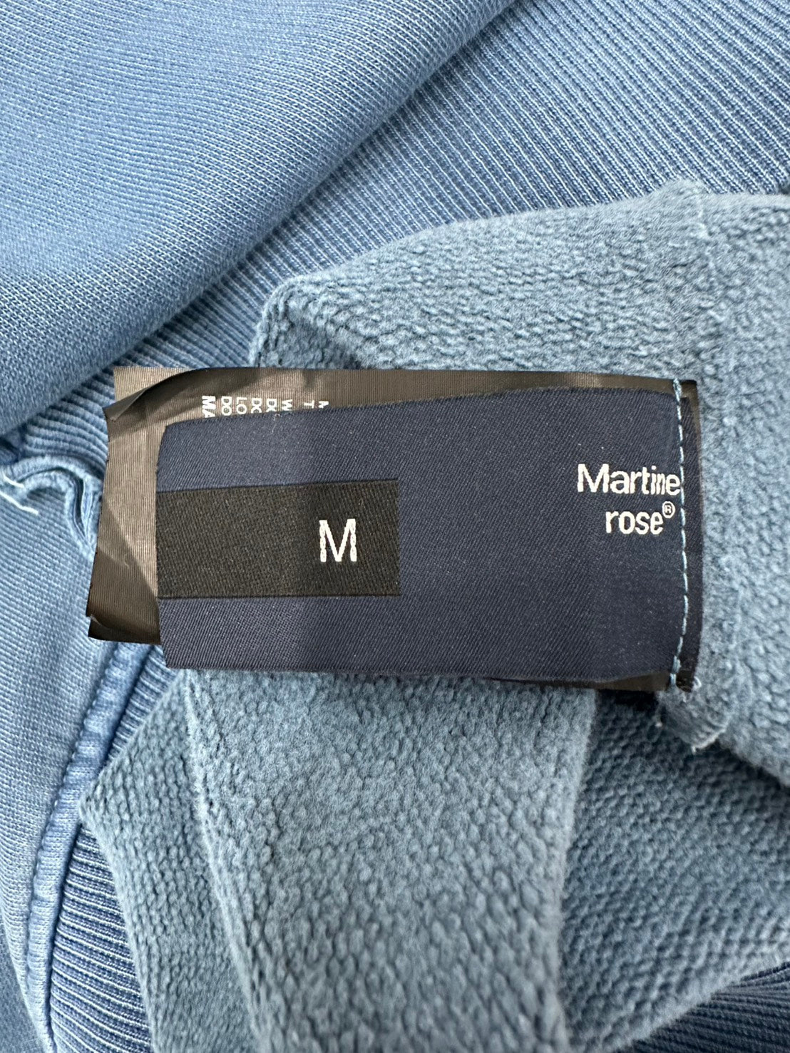 Martine rose ジップアップスウェットブルゾン
