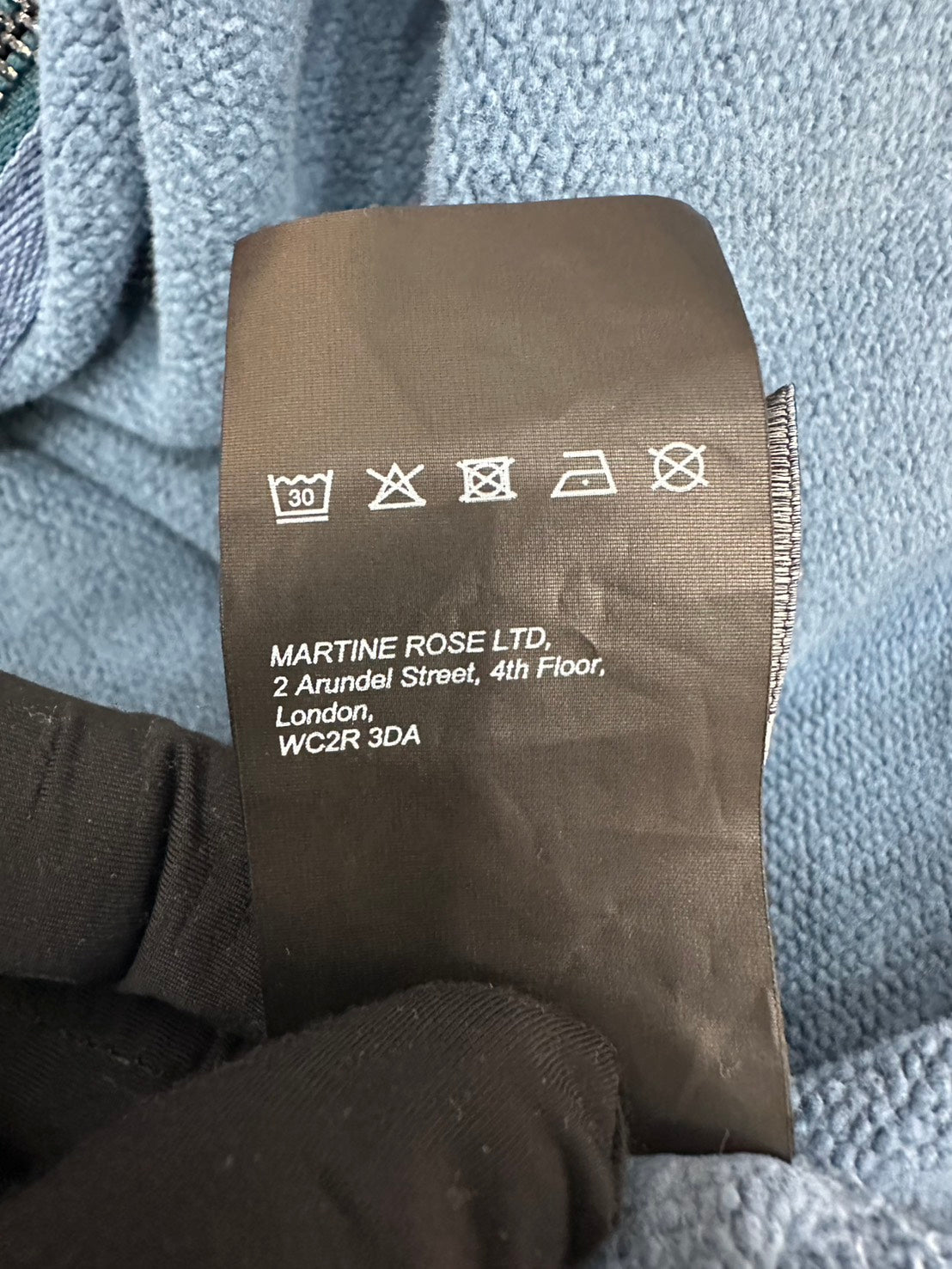 Martine rose ジップアップスウェットブルゾン