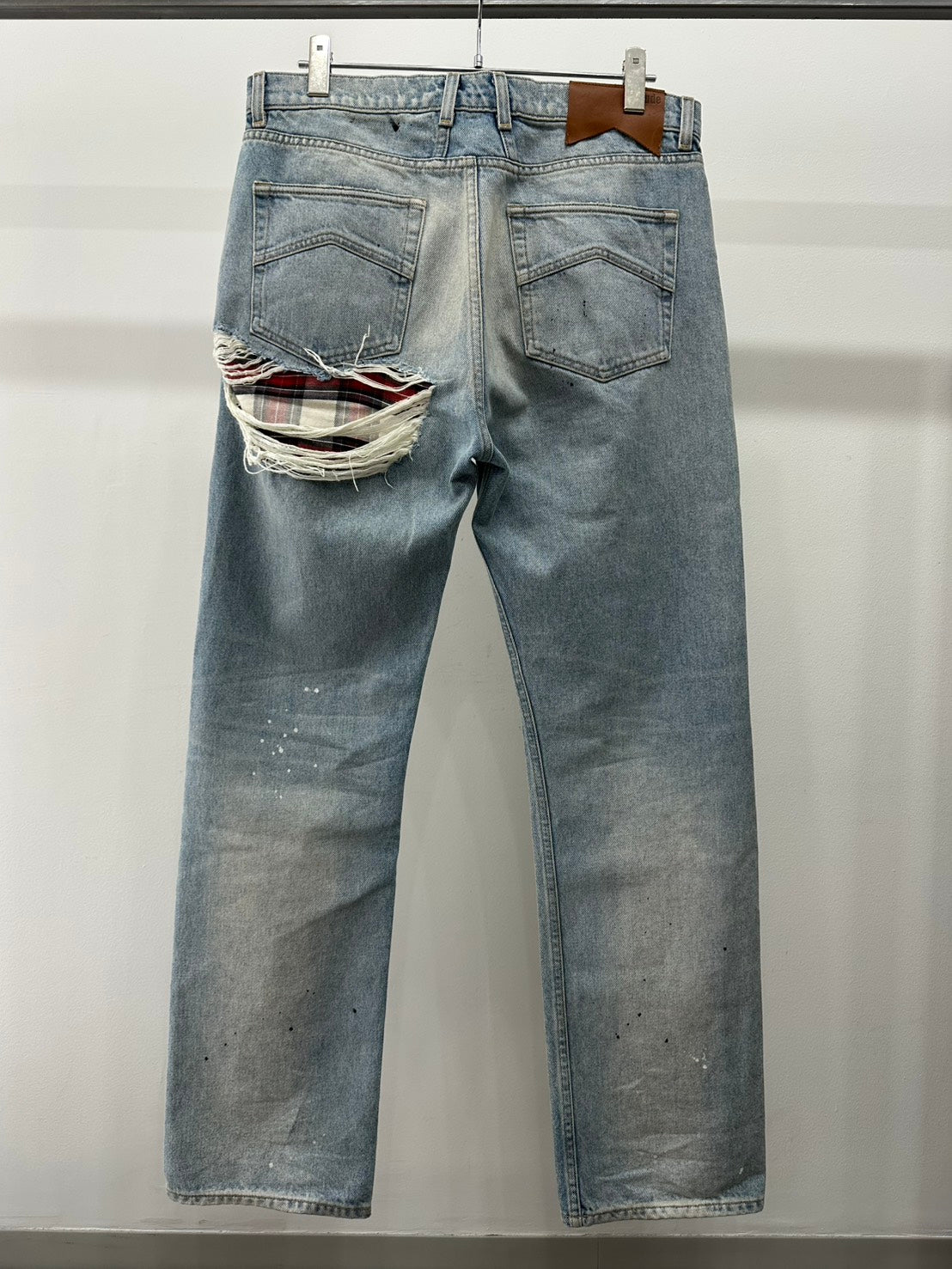 RHUDE ダメージリペア加工デニムパンツ