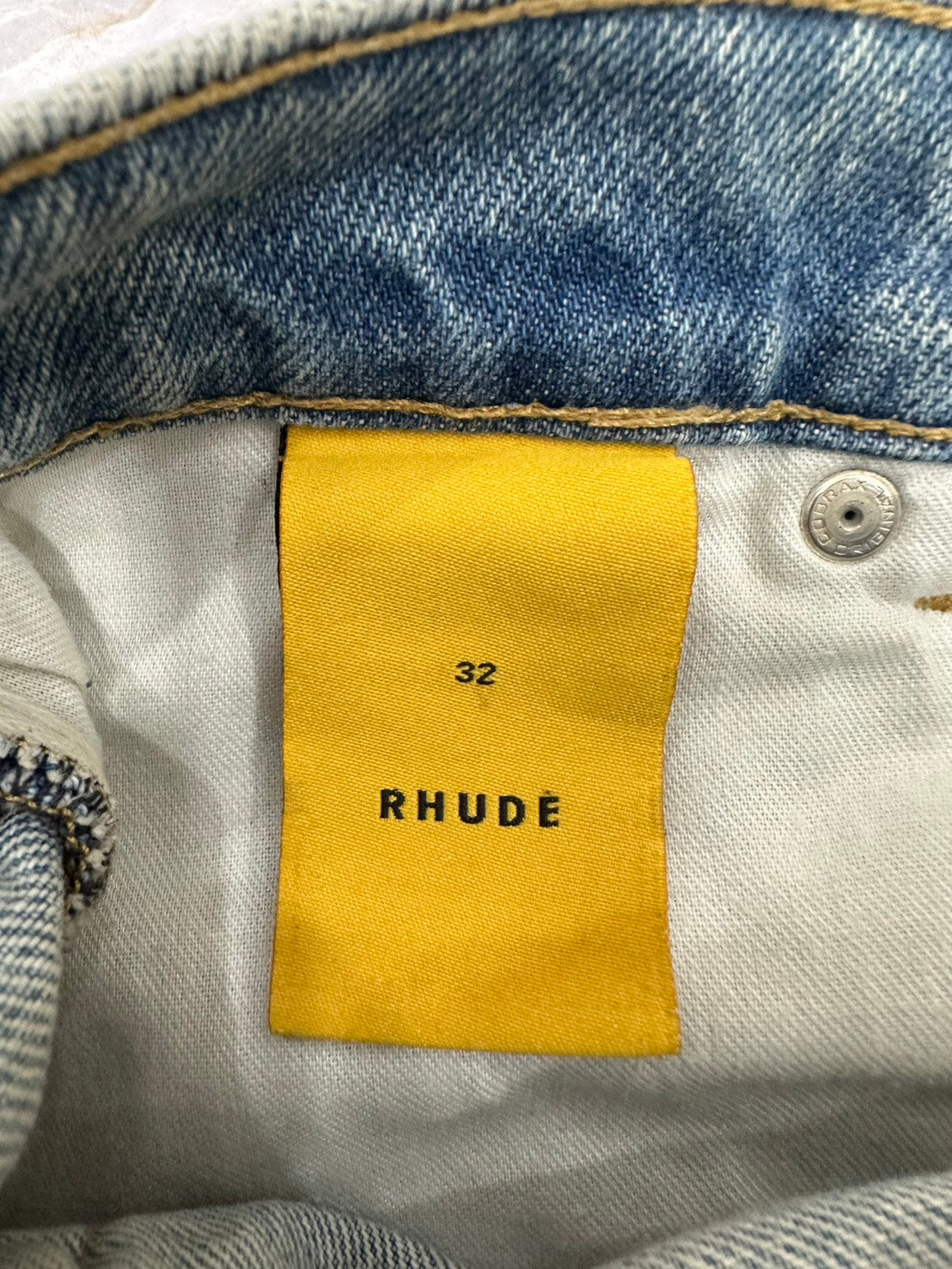 RHUDE ダメージリペア加工デニムパンツ