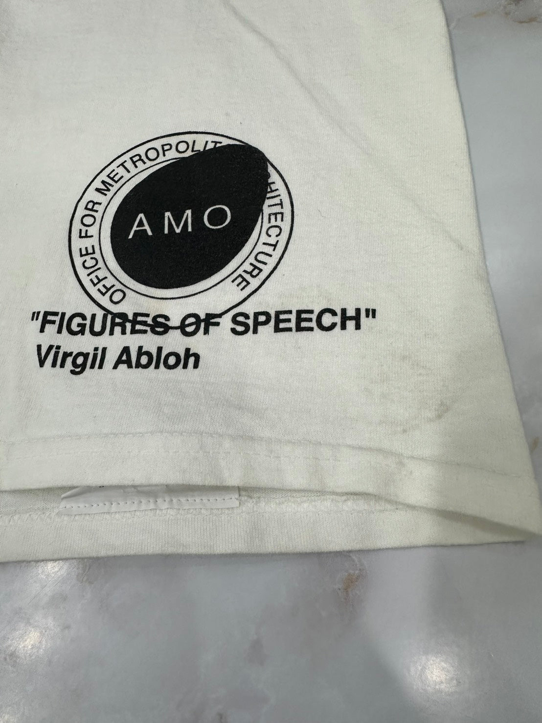 Virgil Abloh×MCA Figures of Speech Tシャツ