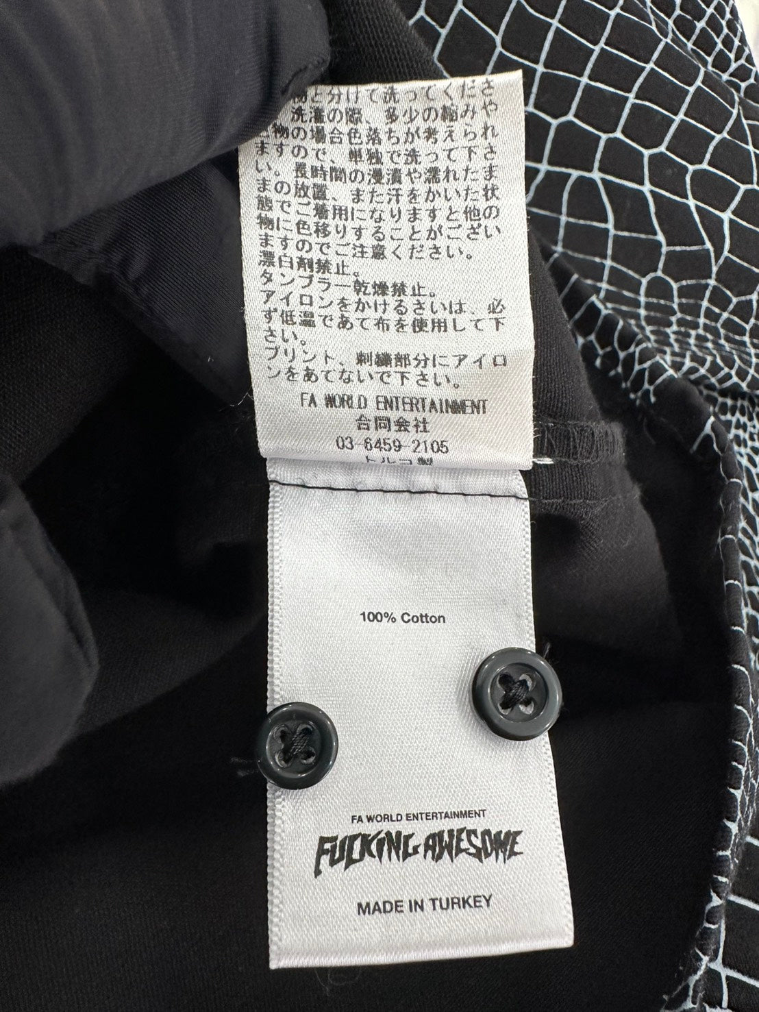 FUCKING AWESOME Crocodile Shirt