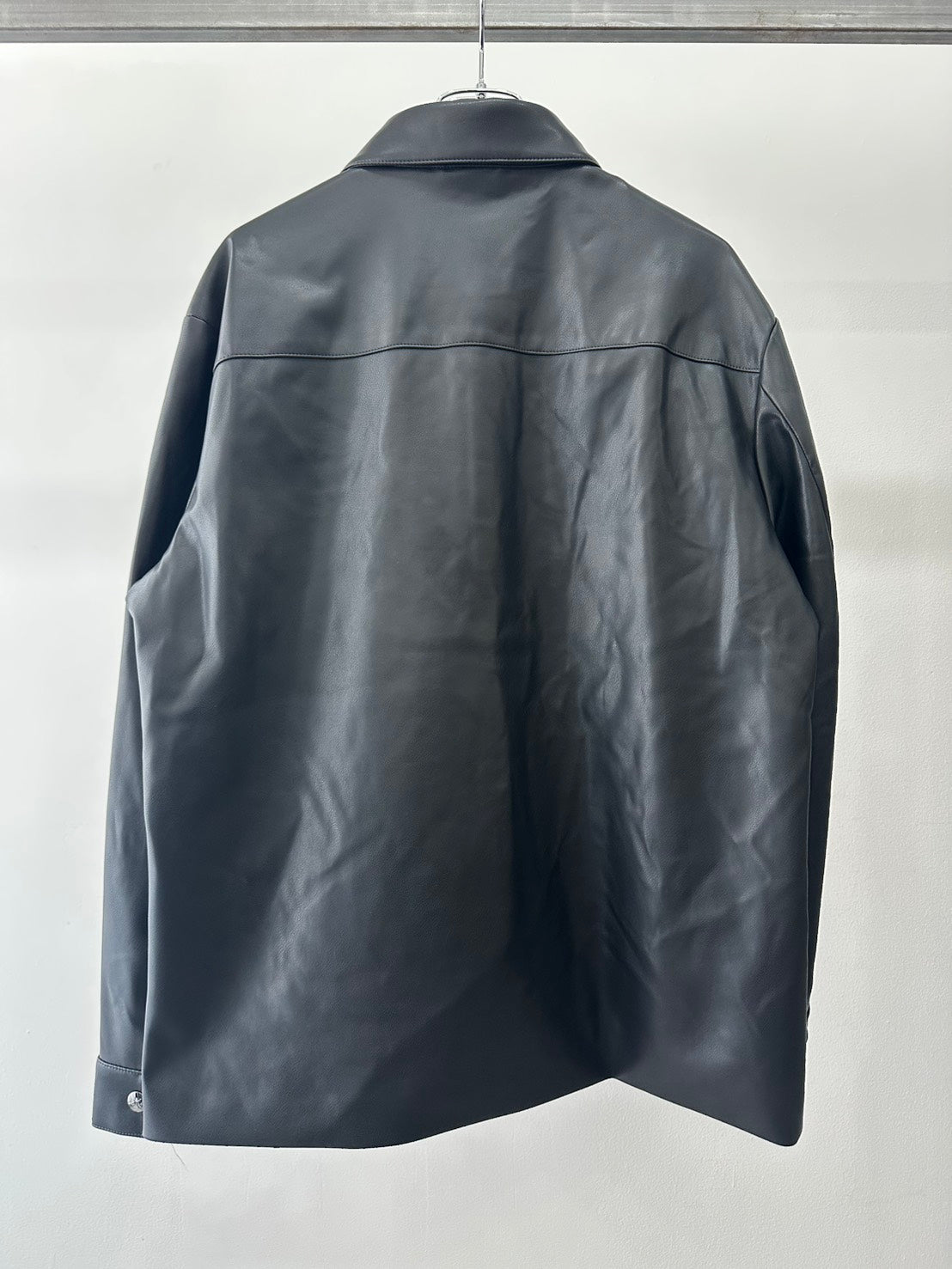 Calvin Klein フェイクレザージャケットブルゾン