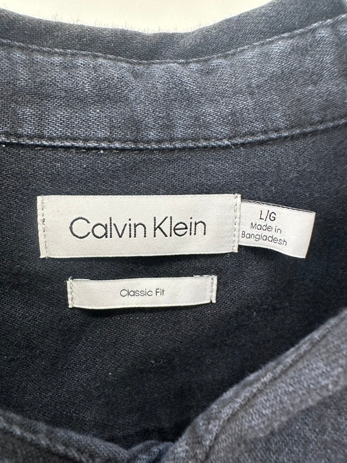 Calvin Klein オーバーダイ長袖シャツ