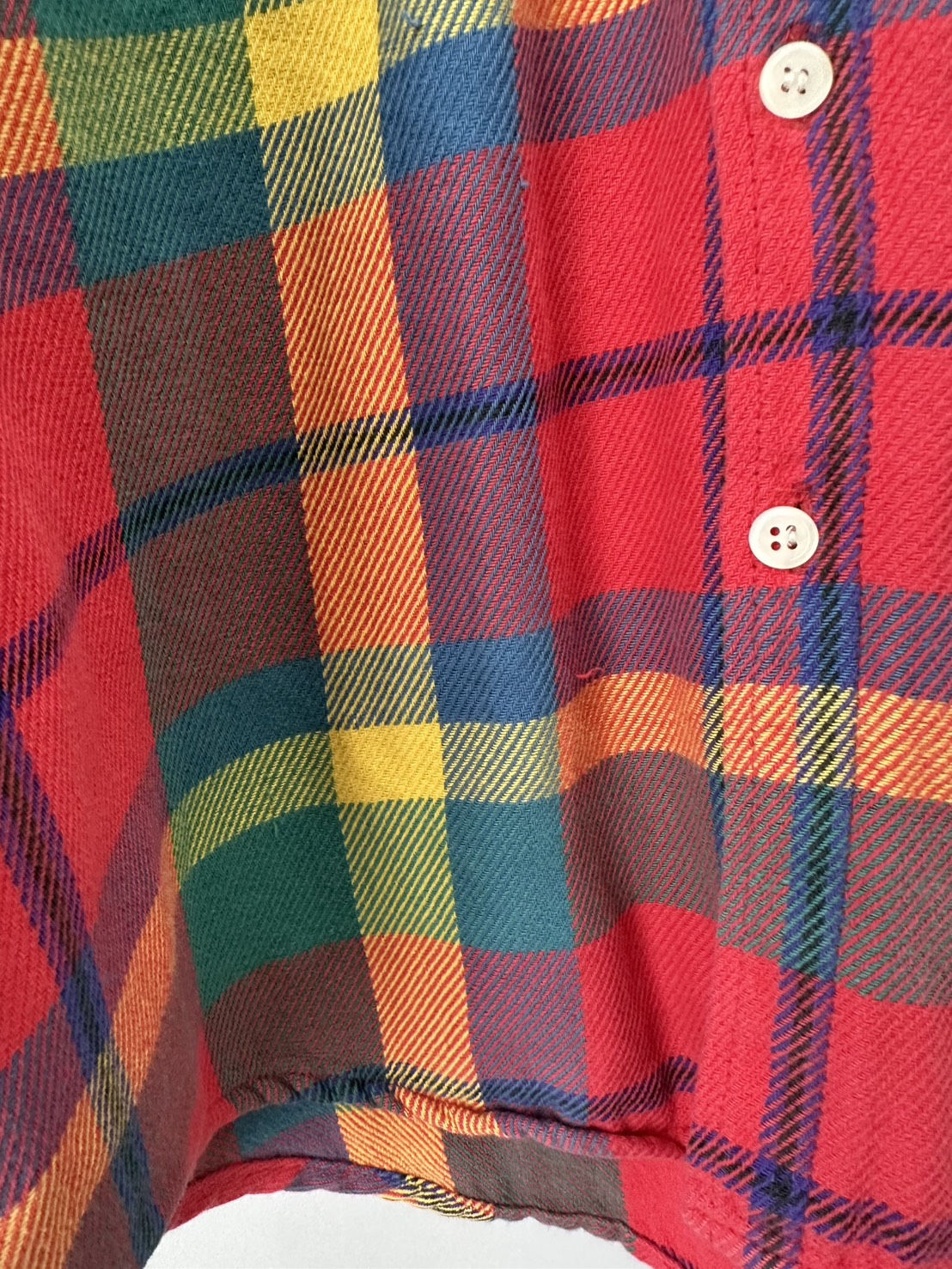 GAP ×SW　刺繍チェック長袖シャツ