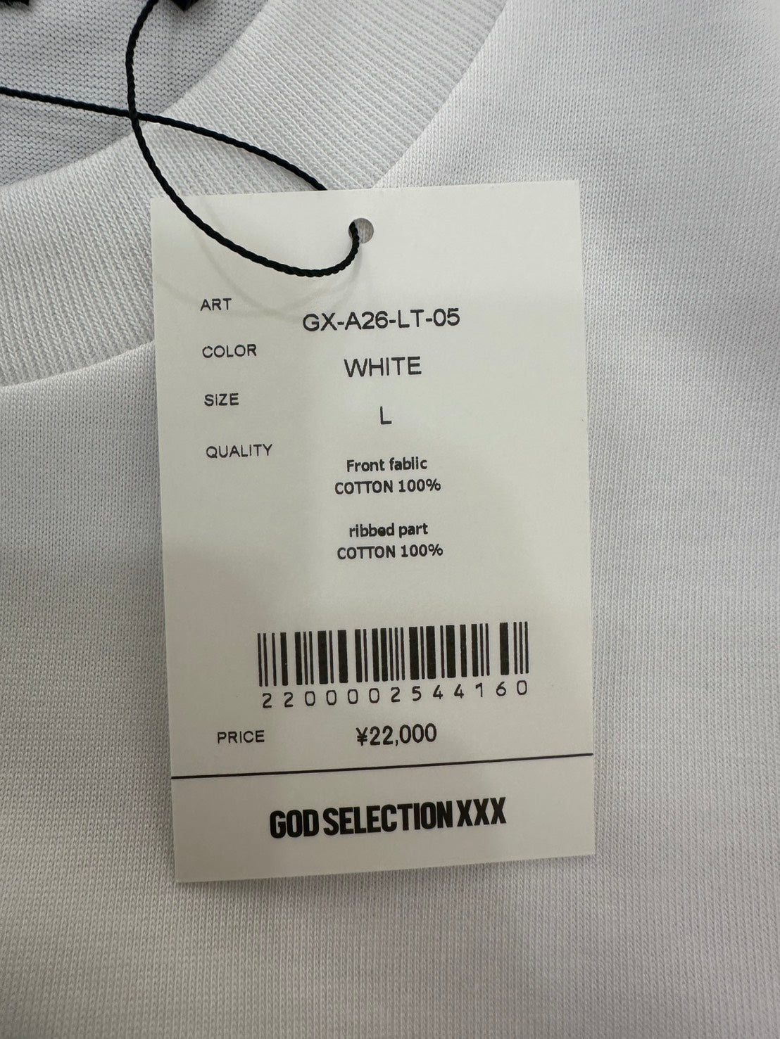 GOD SELECTION XXX LONG SLEEVE T-SHIRT