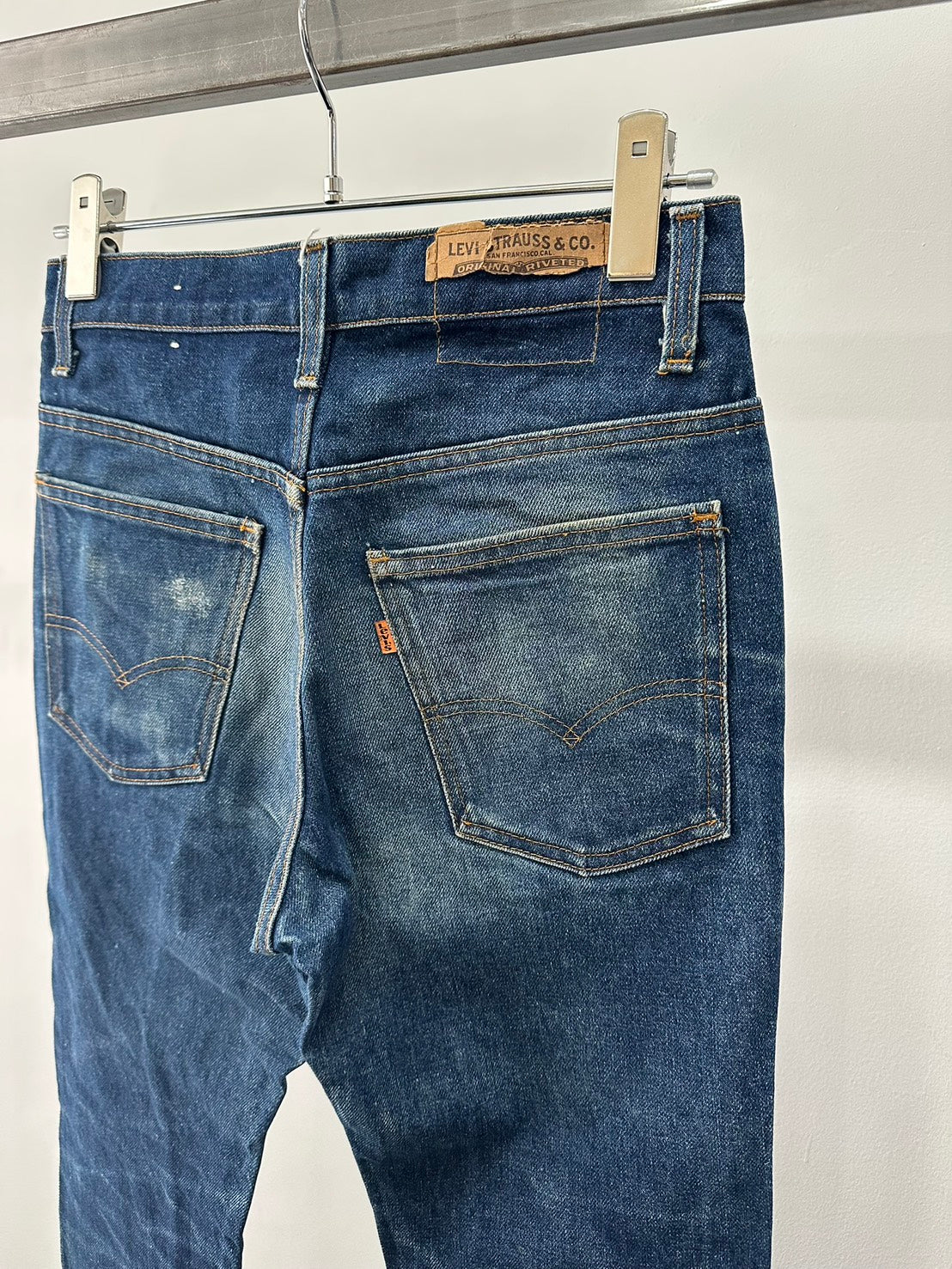 Levi's オレンジタブ 517 ブーツカットフレアデニムパンツ