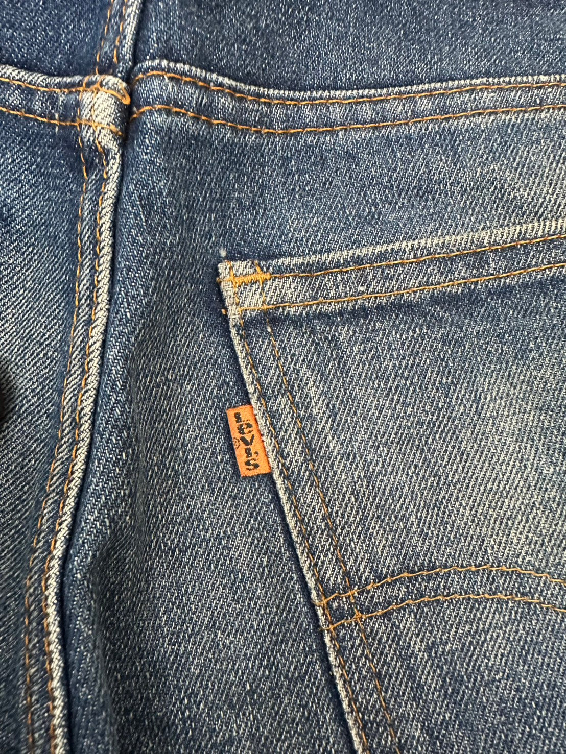 Levi's オレンジタブ 517 ブーツカットフレアデニムパンツ