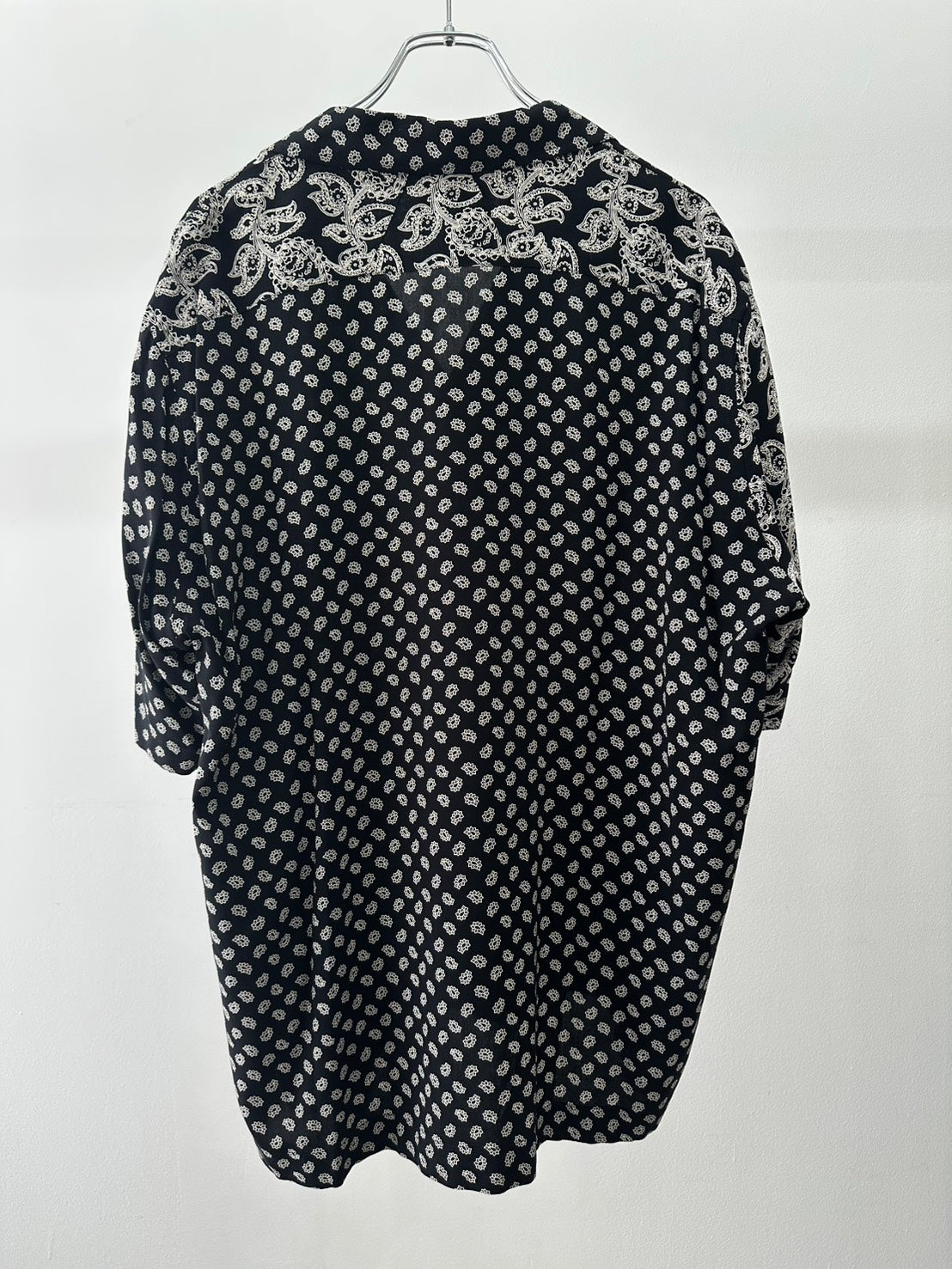 RHUDE Black Bandana S/S Shiirt