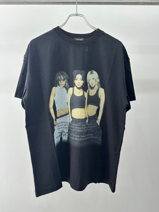 PACO SPLY DOLLY T-SHRITS - BLACK