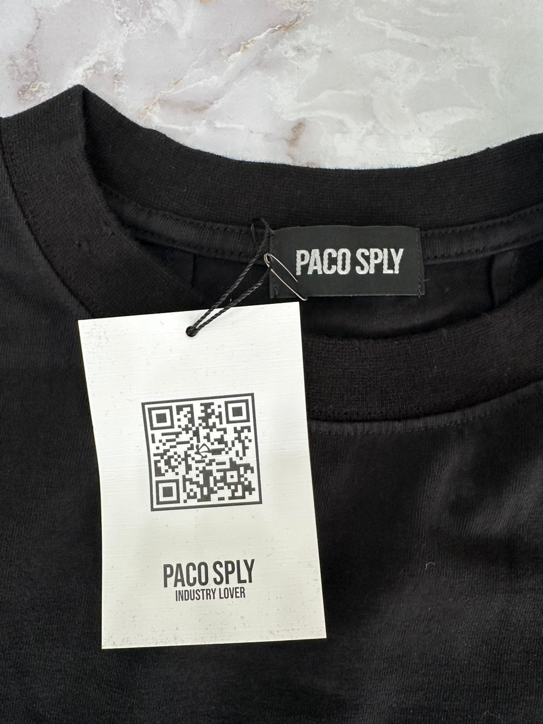 PACO SPLY DOLLY T-SHRITS - BLACK