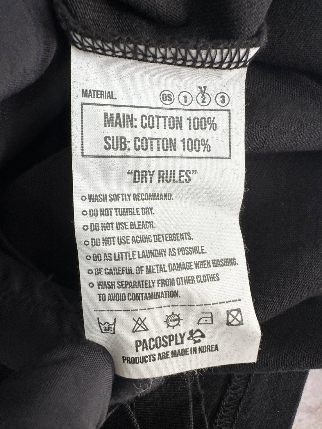 PACO SPLY DOLLY T-SHRITS - BLACK