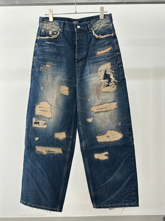 PACO SPLY SICK BOY DENIM PANTS - NAVY