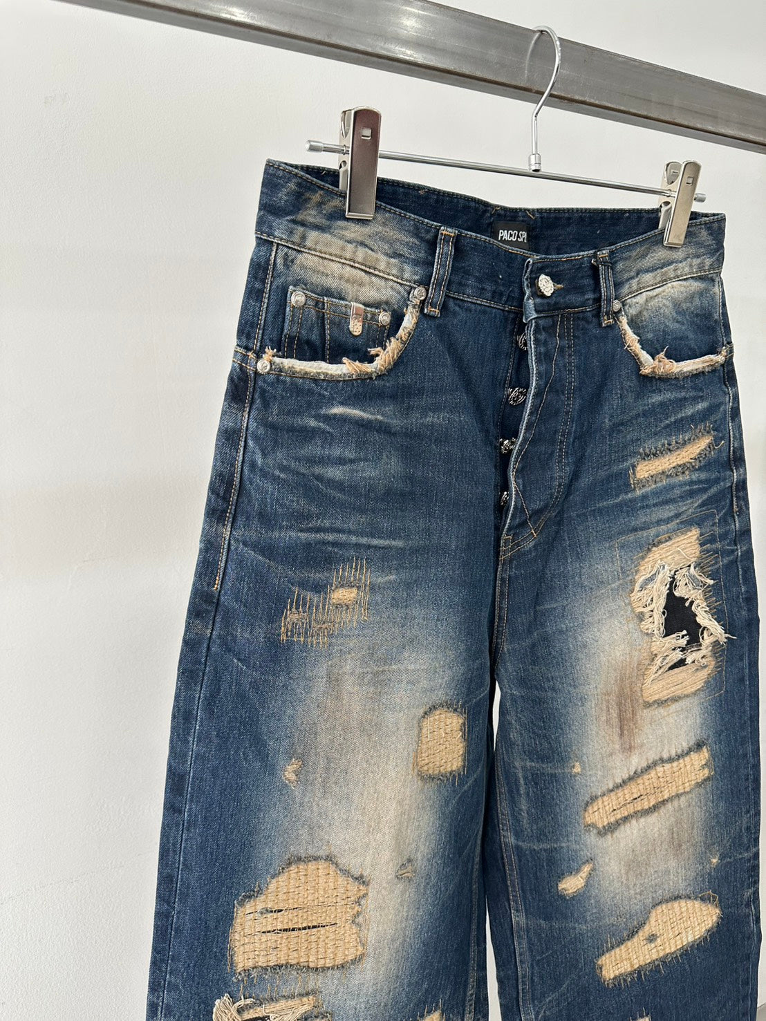 PACO SPLY SICK BOY DENIM PANTS - NAVY