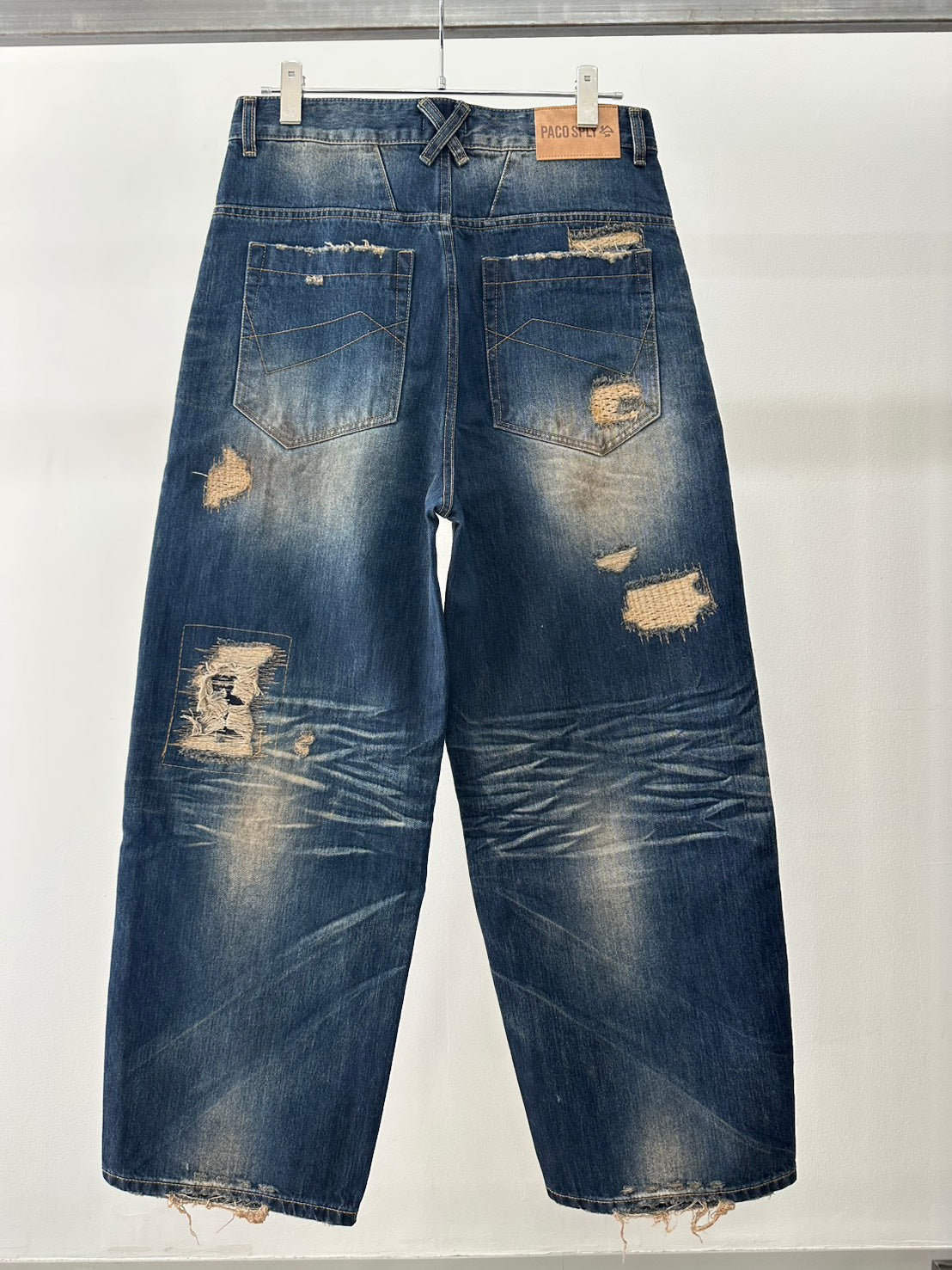 PACO SPLY SICK BOY DENIM PANTS - NAVY