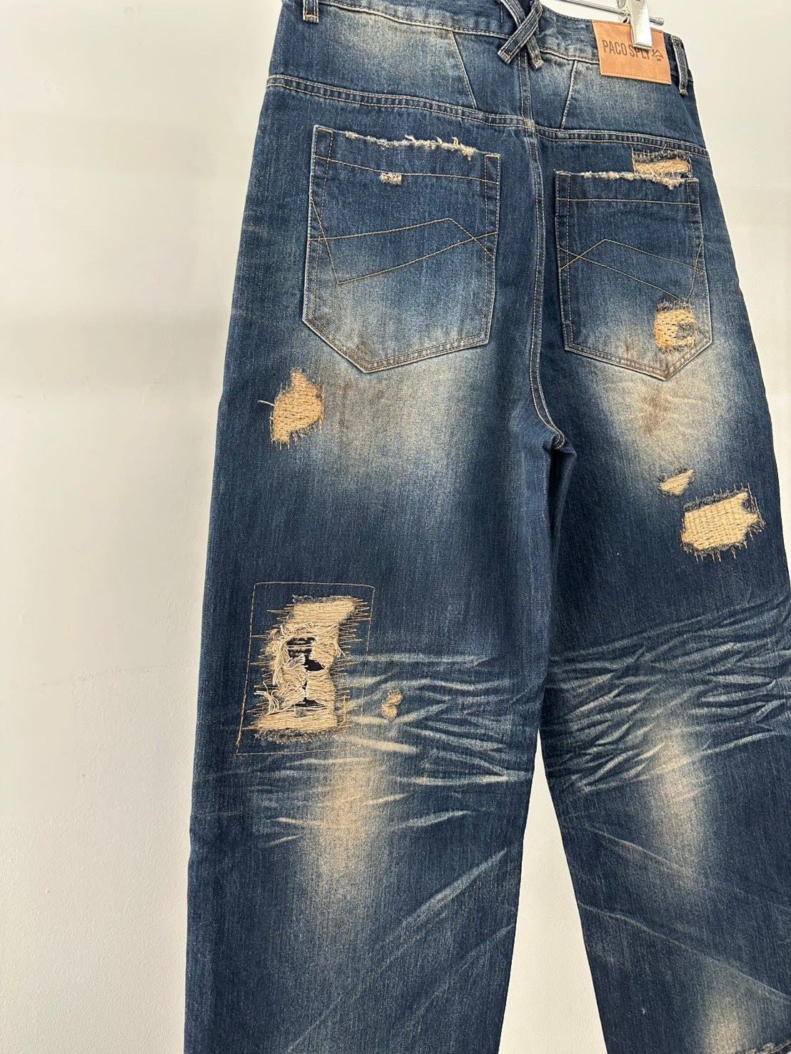 PACO SPLY SICK BOY DENIM PANTS - NAVY