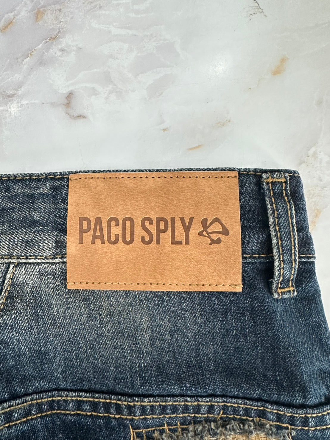 PACO SPLY SICK BOY DENIM PANTS - NAVY
