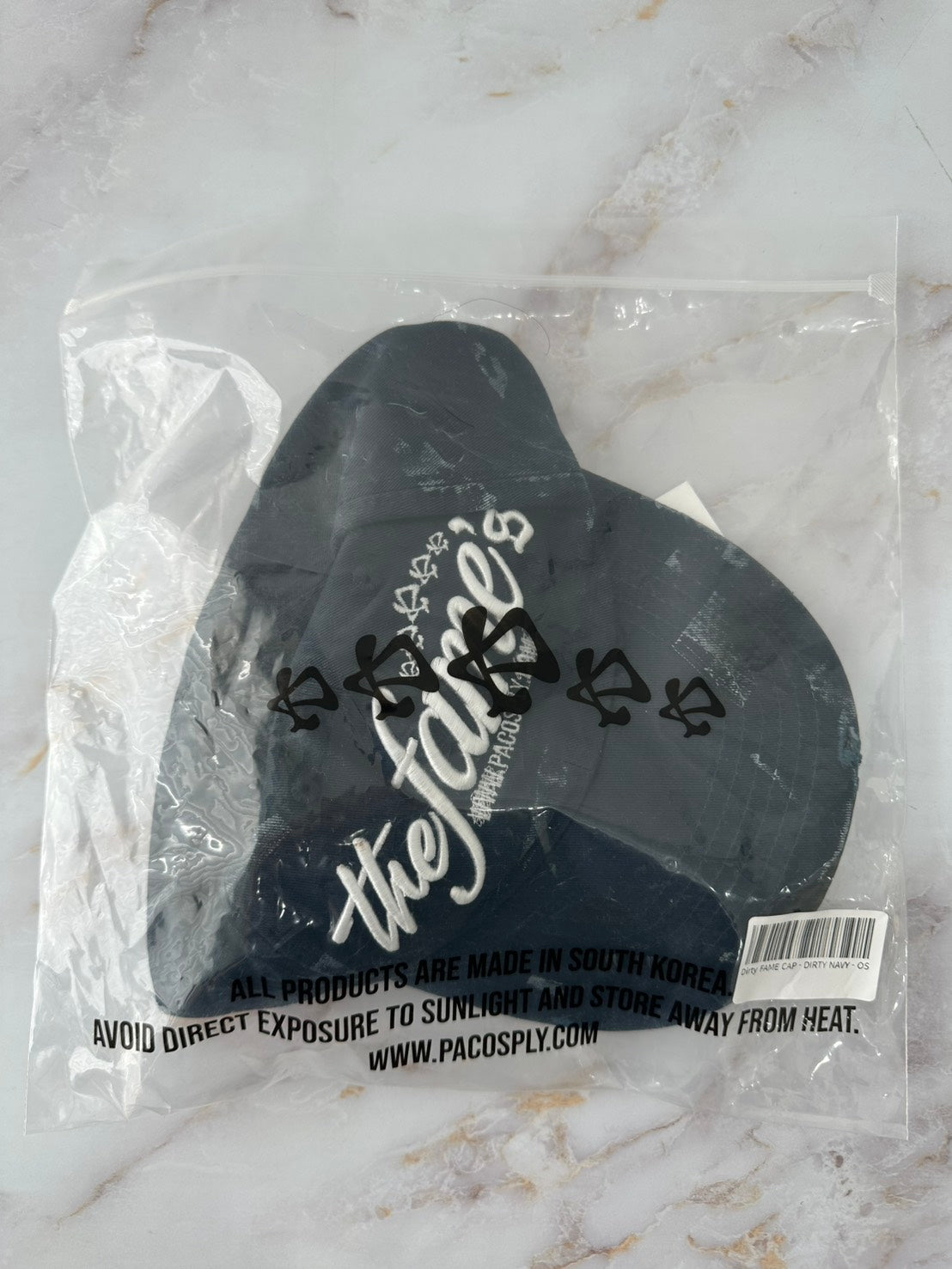 PACO SPLY DIRTY FAME CAP - DIRTY NAVY