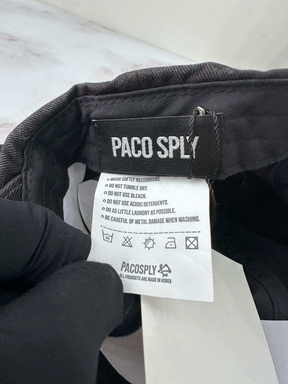 PACO SPLY DIRTY FAME CAP - BLACK