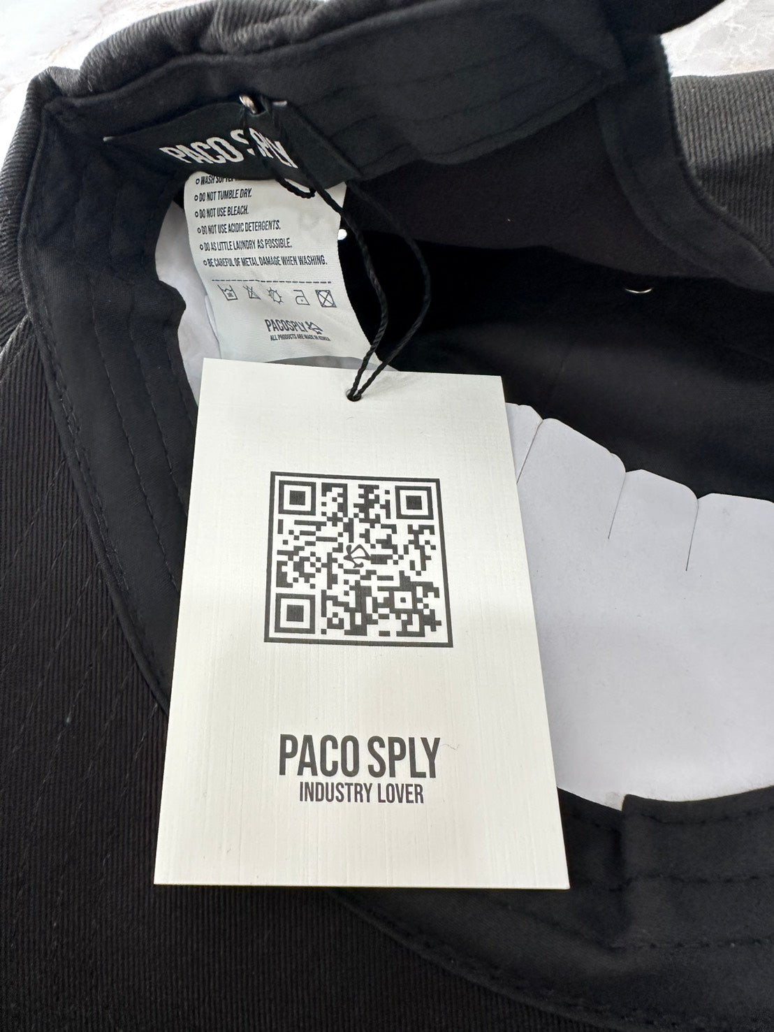 PACO SPLY DIRTY FAME CAP - BLACK
