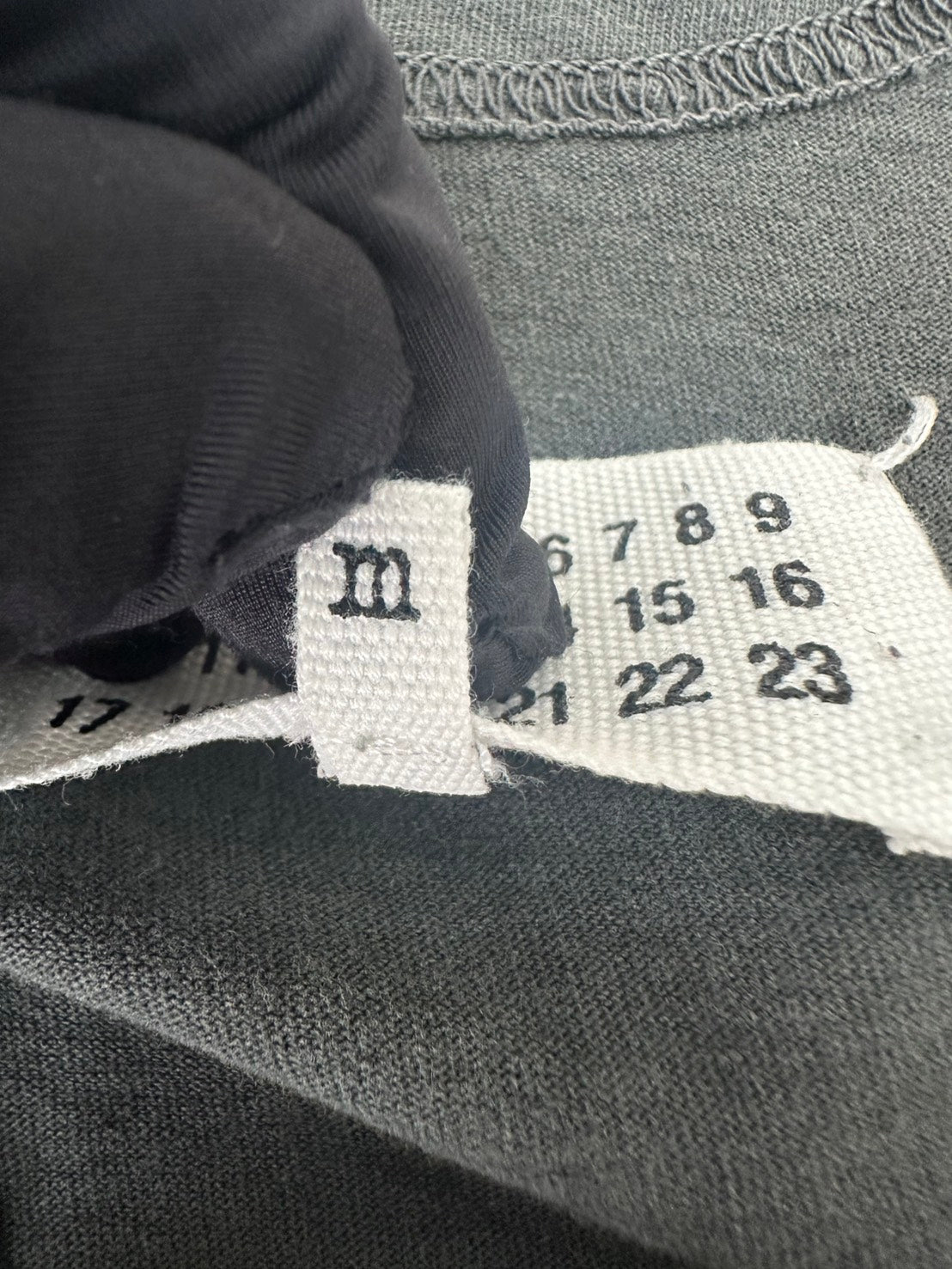 Maison Margiela 25SS カレンダーロゴ長袖カットソー