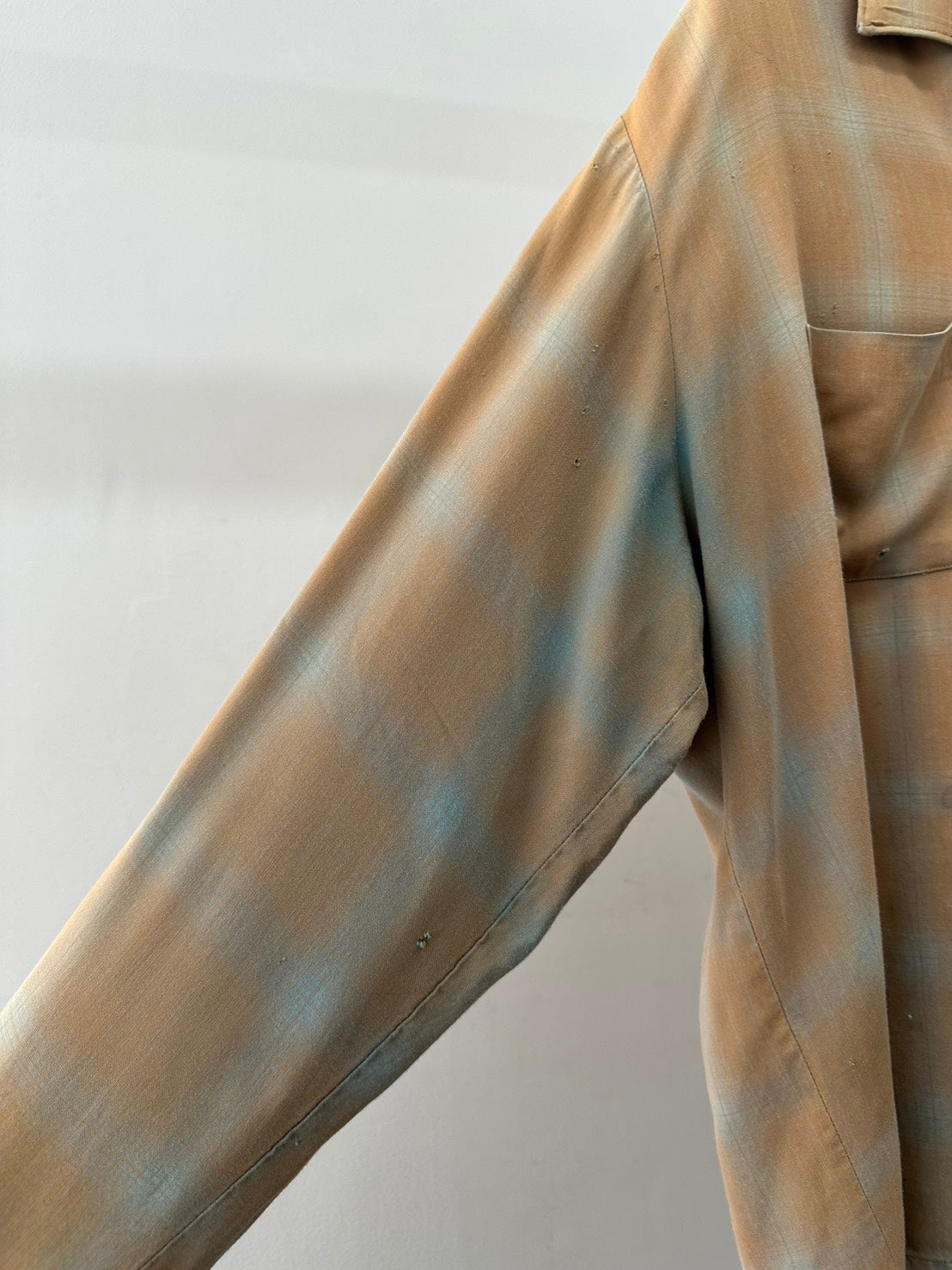 50s ELLIS BROS OMBRE CHECK SHIRT