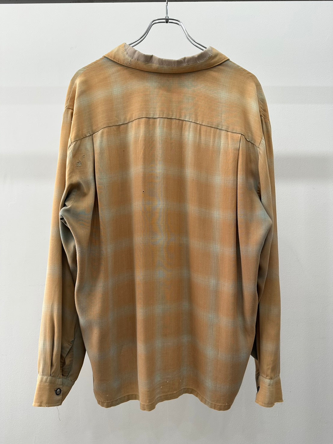 50s ELLIS BROS OMBRE CHECK SHIRT