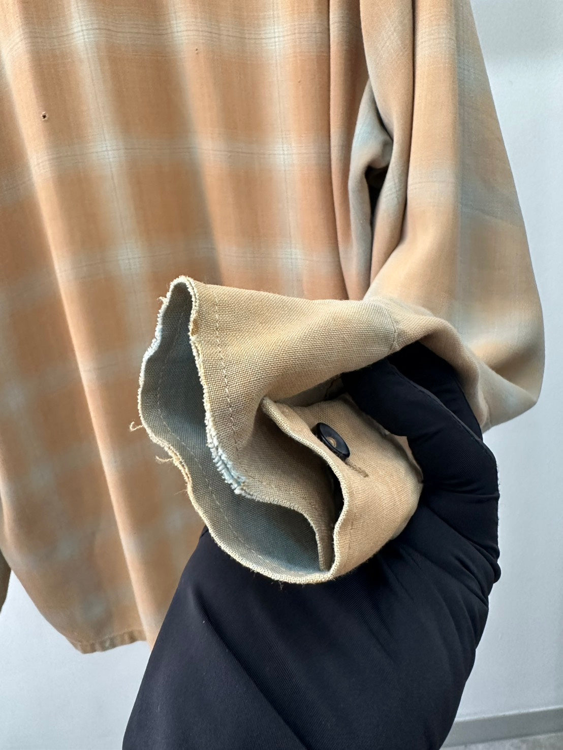 50s ELLIS BROS OMBRE CHECK SHIRT