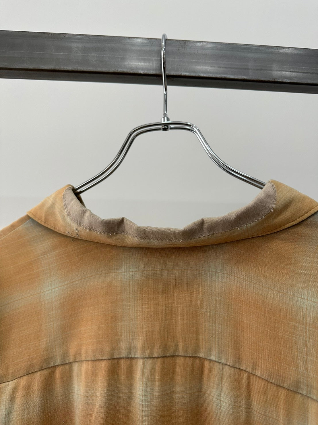 50s ELLIS BROS OMBRE CHECK SHIRT