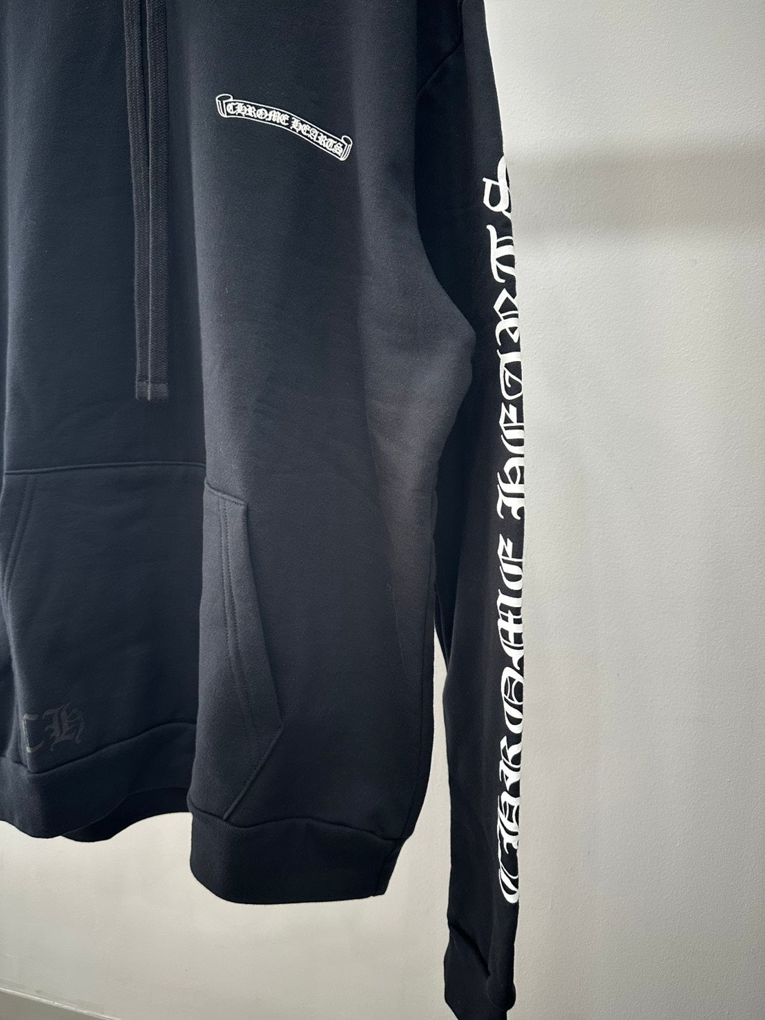 CHROME HEARTS SWTSHRT HD PLVR 袖ロゴパーカー