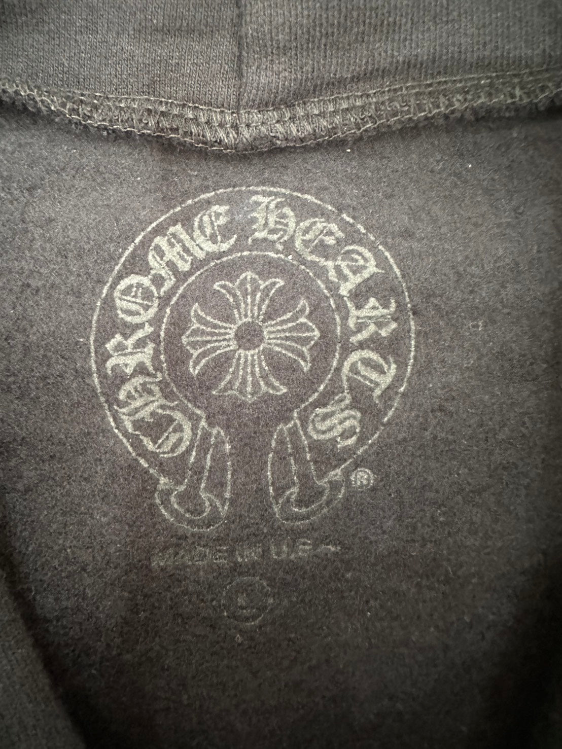 CHROME HEARTS SWTSHRT HD PLVR 袖ロゴパーカー