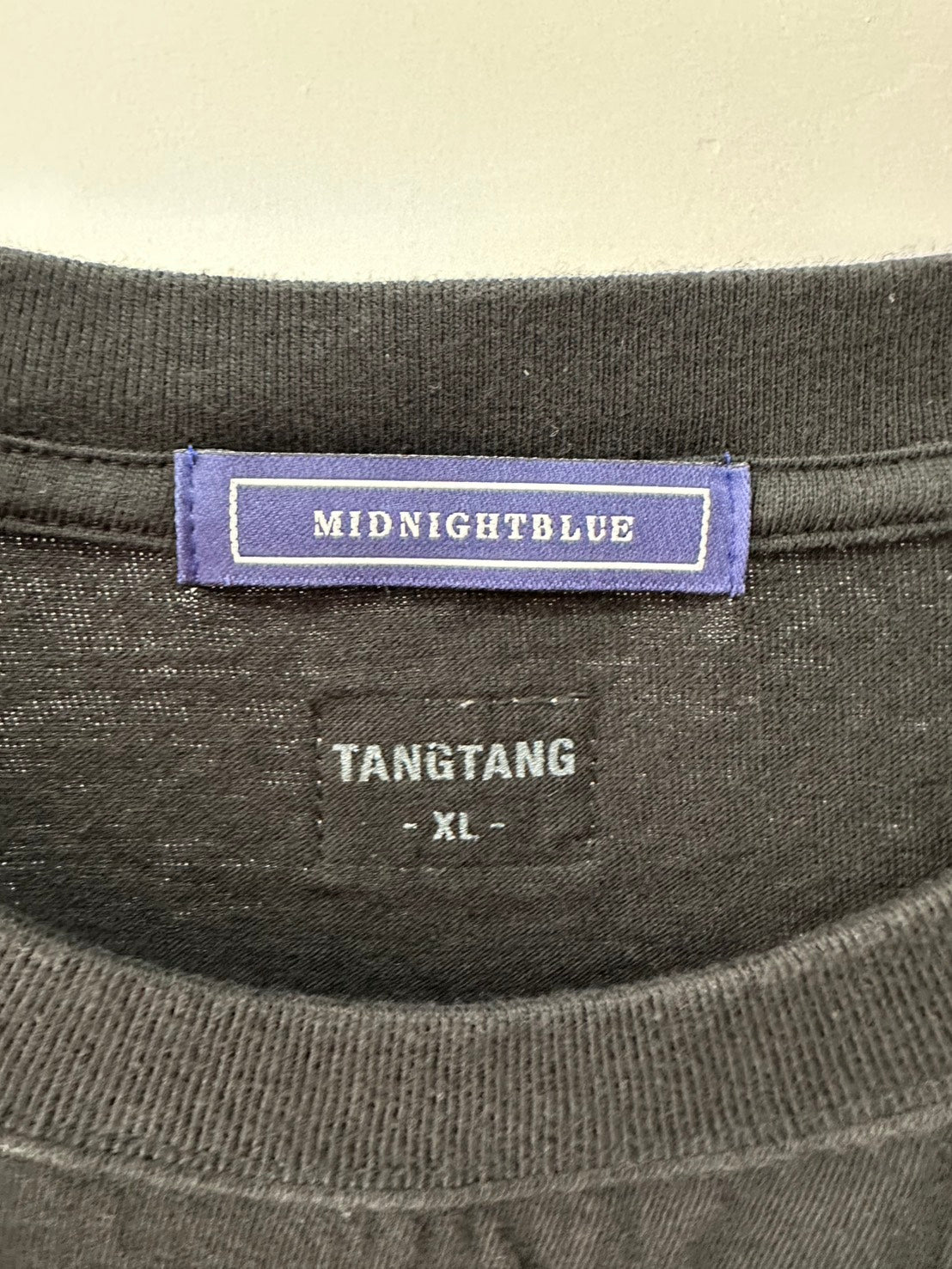 MIDNIGHTBLUE×TANGTANG RIP-OFF Tシャツ